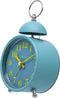 NeXtime - Wekker - 16 cm - Metaal - Turquoise - 'Single Bell'