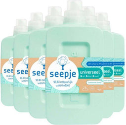 Seepje Vloeibaar Wasmiddel Universeel Sprankelende Jasmijn - 23 Wasbeurten - 6 x 1 liter (6 stuks)