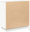 vidaXL - Sideboard - met - LED - Wit - 71x34,5x75 - cm - Geengineerd - Hout