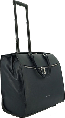 Gigi Fratelli Dames Leren Laptop Trolley 15 inch Romance Business ROM8012 Blauw