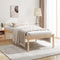 vidaXL - Seniorenbed - massief - grenenhout - 100x200 - cm