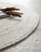 MUST Living Carpet Sterling round small,Ø150 cm, Beige, 80% wool 20% polyester