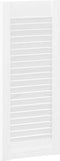 vidaXL - Kastdeur - louvre - design - 61,5x29,5 - cm - wit