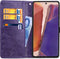 Hoesje Met Pasjeshouder Geschikt voor Samsung Galaxy Note 20 - Mandala Bookcase - Paars
