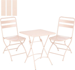 Mica Decorations Evita Tuinset - Ijzer - Roze - Set van 3