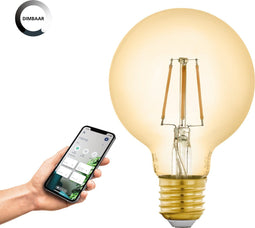 EGLO connect.z Smart LED Lamp - E27 - Dimbaar - 2200K - Ø 8 cm (1 stuk)