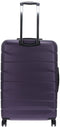 DELSEY PARIS Air Armour 4DR Kofferset - 3-delige Uitbreidbare Hardcase Trolleyset met TSA-slot - Dark Purple (paars)