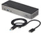 Startech.com USB-C Docking Station - Hybride Triple Monitor 3x 4K 60Hz - 85W Power Delivery (1 stuk)