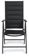 909 Outdoor 909 - Tuinstoelenset - Inklapbaar met zachte bekleding - Zwart (2 stuks)