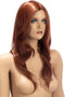 World Wigs Olivia - Pruik - Lang Koper Haar - Opgeknipt - Licht Golvend