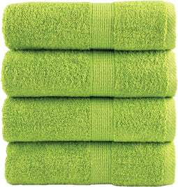 vidaXL - Gastendoekjes - SOLUND - 4 - st - 600 - g/m² - 30x30 - cm - appelgroen