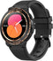 Valante Sportiva Smartwatch - Smartwatch Dames - Zwart - 41 mm - Stappenteller - Hartslagmeter - Bloeddrukmeter - Bellen via Bluetooth