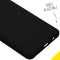 Accezz Samsung Galaxy A21s - Liquid Silicone Backcover - Schokabsorberend - Zwart