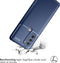 iMoshion Hoesje Geschikt voor Motorola Moto G31 Hoesje Siliconen - iMoshion Carbon Softcase Backcover - Blauw