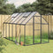 vidaXL - Tuinkas - met - basisframe - 334x169x195 - cm - aluminium - antracietkleur