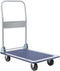 BRASQ Plateauwagen Inklapbaar - Transportkar - Draagvermogen 150 KG - Stalen frame - Zilver