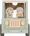 Little Dutch Vormenstoof LD7447 - Safari auto - Houten vormen met dierenblokjes - Multi