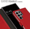 Selencia Samsung Galaxy S24 Ultra - Echt Lederen Bookcase - 3 Pashouders - Rood