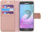 Accezz Hoesje Geschikt voor Samsung Galaxy A3 (2016) Hoesje Met Pasjeshouder - Accezz Wallet Softcase Bookcase - Roze