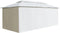 vidaXL - Prieel - met - gordijnen - 180g/m² - 600x298x270 - cm - wit