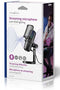 Nedis GSMIC210BK - USB Streaming Microfoon - RGB Verlichting en Popfilter