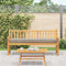 vidaXL - Ligbedkussen - voor - Bank - Taupe - 200x40x8 - cm - Oxford - Stof