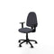 Piqueras y Crespo B1D01RF - Bureaustoel - Hoogteverstelbaar met armleuning - Donker grijs