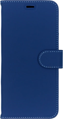Accezz Hoesje Geschikt voor Samsung Galaxy A6 Plus (2018) Hoesje Met Pasjeshouder - Accezz Wallet Softcase Bookcase - Donkerblauw