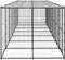 vidaXL - Hondenkennel - met - dak - 16,94 - m² - staal