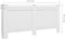 vidaXL Radiatorombouwen 2 st 112x19x81.5 cm MDF wit
