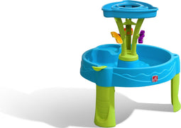 Step2 Summer Showers Splash Watertafel - Met 8 accessoires - Waterspeelgoed voor kind - Activiteitentafel met water voor de tuin / buiten