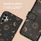 iMoshion Hoesje Geschikt voor Samsung Galaxy A32 (5G) Hoesje Met Pasjeshouder - iMoshion Design Bookcase smartphone - Zwart / Sky Black