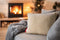 Feel Home - Verwarmend Kussen - 3 Warmteniveaus - Gebroken wit 45x60cm - 10000mAh Power bank