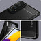 Spigen Galaxy A72 - Rugged Armor - TPU backcover - Zwart