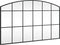 vidaXL - Wandspiegel - boog - 100x60 - cm - ijzer - zwart