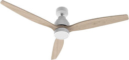 Cecotec 05839 - Plafondventilator - DC motor 30 W 52 inch LED afstandsbediening - Wit & Hout
