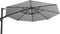 Outdoor Living - Zweefparasol VirgoFlex grijs Ø3,5mtr
