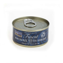Kattenvoer FISH4DOGS Mackerel with shrimp Vis 70 g
