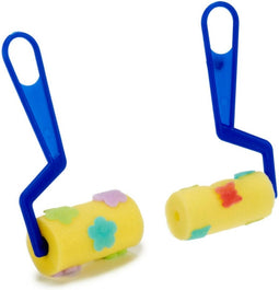 Pincello Patroonroller Foam Blauw/geel 2 Stuks