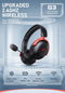 Picun G3 Wireless Gaming Headset 2.4Ghz Zwart/Rood