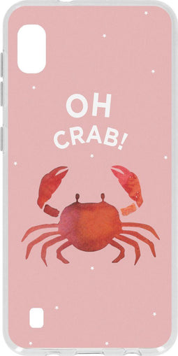 Hoesje Siliconen Geschikt voor Samsung Galaxy A10 - Design Backcover siliconen - Meerkleurig / Oh Crab