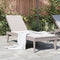 vidaXL - Ligbed - 186x60x29 - cm - polypropeen - cappuccinokleurig