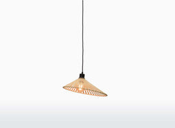 GOOD&MOJO Hanglamp Bromo - Bamboe - Asymmetrisch - Ø40cm - Scandinavisch,Bohemian - Hanglampen Eetkamer, Slaapkamer, Woonkamer