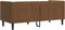 vidaXL - Tweezitsbank - Chesterfield-stijl - met - bolsters - kunstsuède - bruin