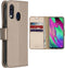 Accezz Samsung Galaxy A40 - Wallet Softcase Bookcase - 3 pashouders - goud