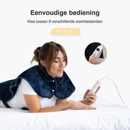 Lifeproducts Warmtekussen - Elektrisch Deken - 9 Warmtestanden - Zacht Fleece
