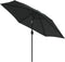 vidaXL - Parasol - met - metalen - paal - 300 - cm - antraciet