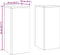 vidaXL - Ligbed - Plantenstandaarden - Pillars - 2 - stuks - 24x24x55 - cm - Gegalvaniseerd - Staal