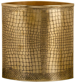 Vaas 28 x 12 x 29,5 cm Gouden Metaal