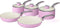 Swan Retro Pannenset Van 5 – Geschikt Voor Alle Soorten Verwarming – Roze